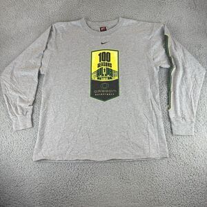 Oregon Ducks Men's Basketball 100 Seasons Long Sleeve Shirt Rare‎ Men's M Y2k